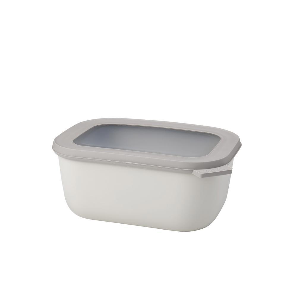 Mepal Cirqula Rectangular Multi Bowl 1500ml Nordic White
